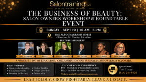 The Business of Beauty - For Salon Owners & Managers - Workshop & Roundtable