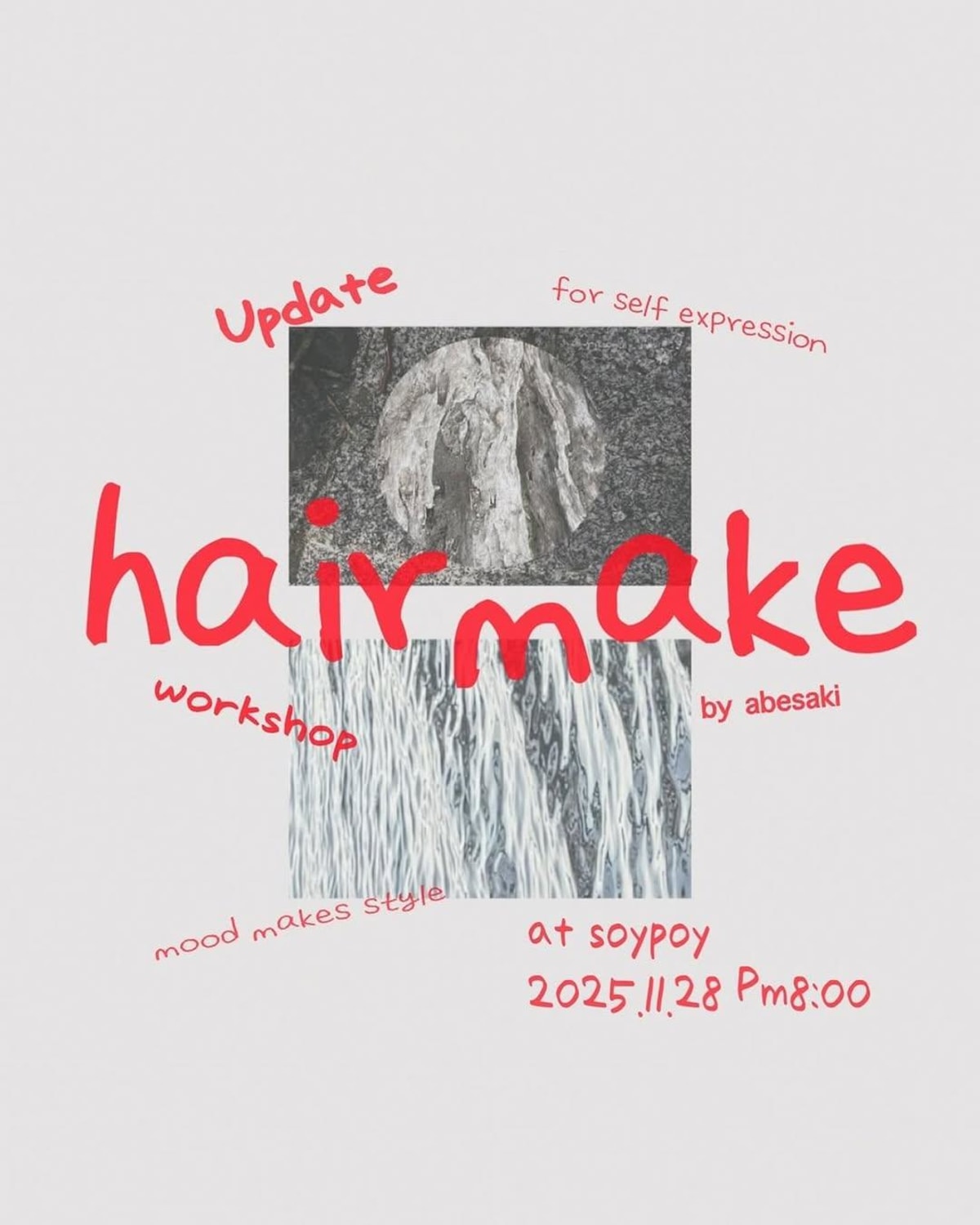  hair make workshop by abesakiのイベントサムネイル画像