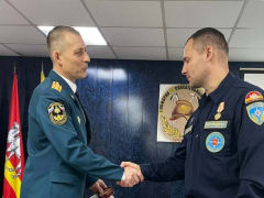 Наградили спасателей Троицкого отряда