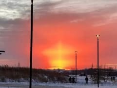 Над Южным Уралом появился православный крест