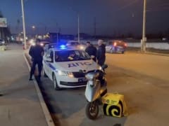Сотрудники Госавтоинспекции задержали несовершеннолетнего водителя скутера