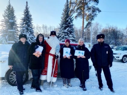 Полицейский дед Мороз в Озёрске