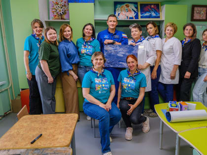 Встреча с космонавтом вдохновила молодое поколение