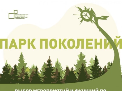Выбор мероприятий и функций по благоустройству парка поколений