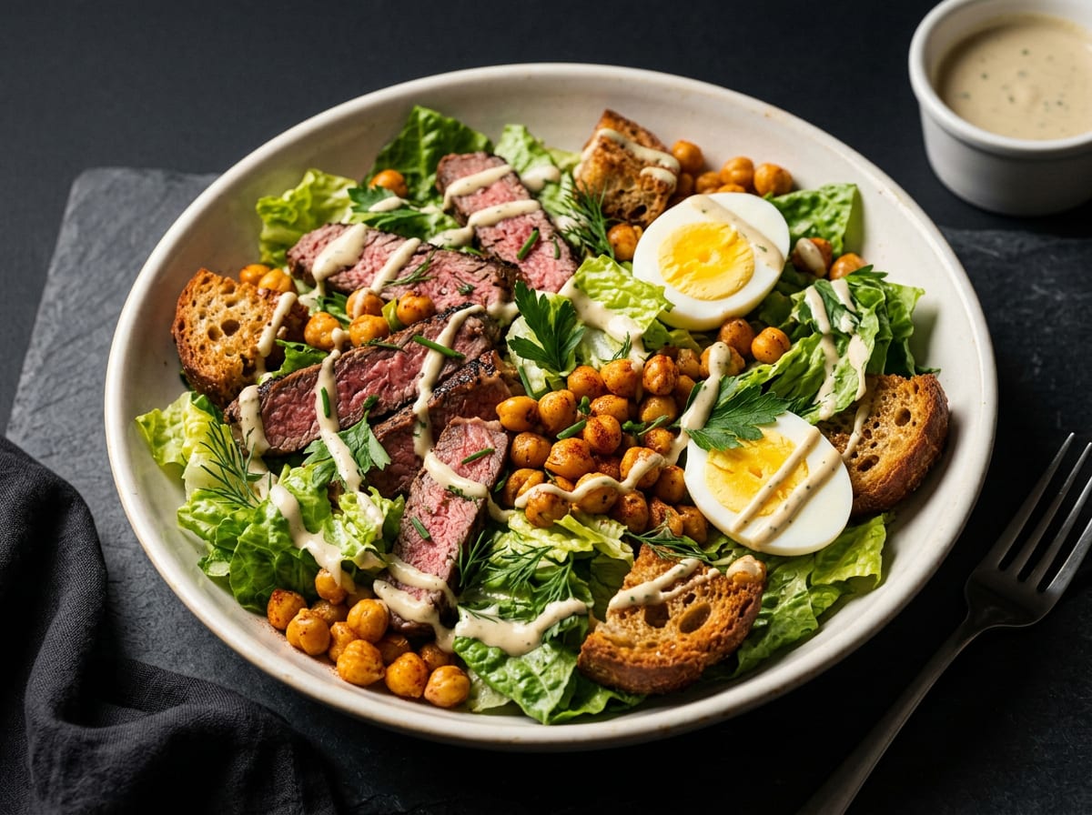 Chopped Salad with Steak