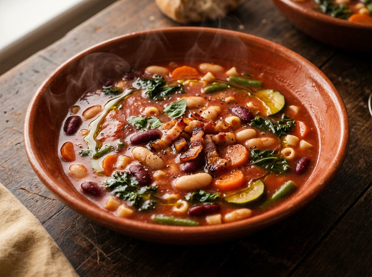 Hearty Minestrone with Pancetta