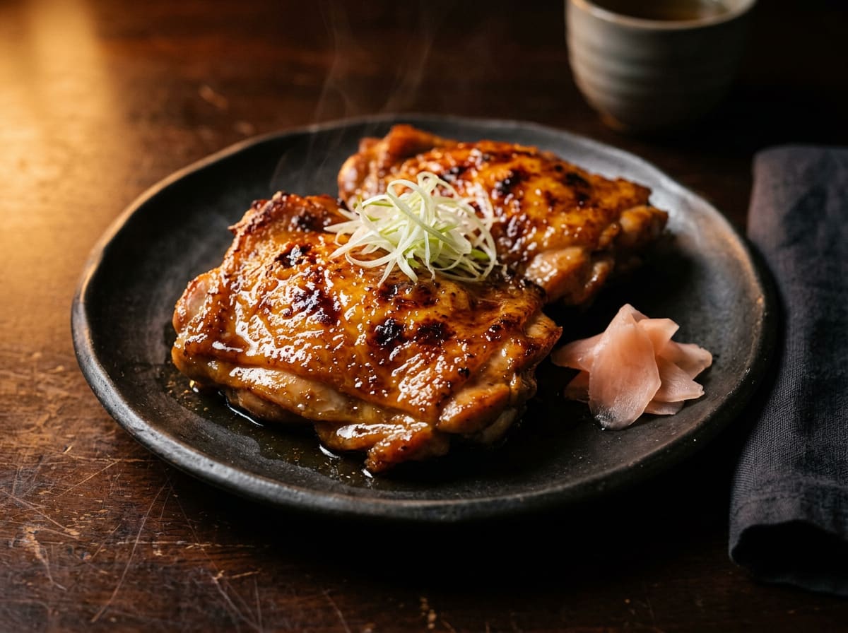Reverse-Seared Garlic Onion Chicken