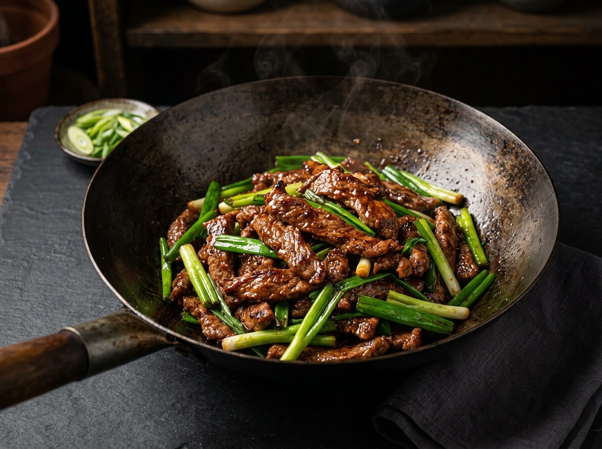 Scallion Beef Stir Fry