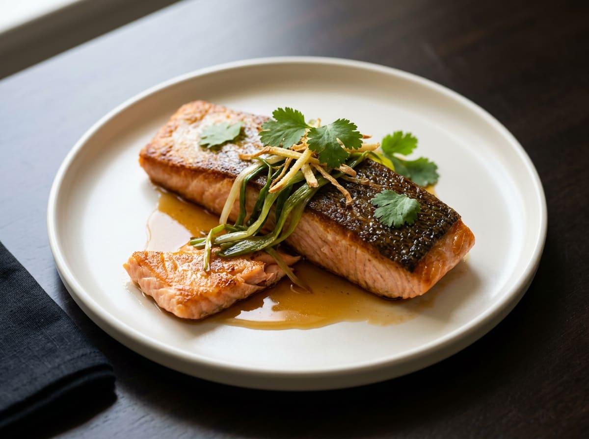 Scallion Ginger Salmon