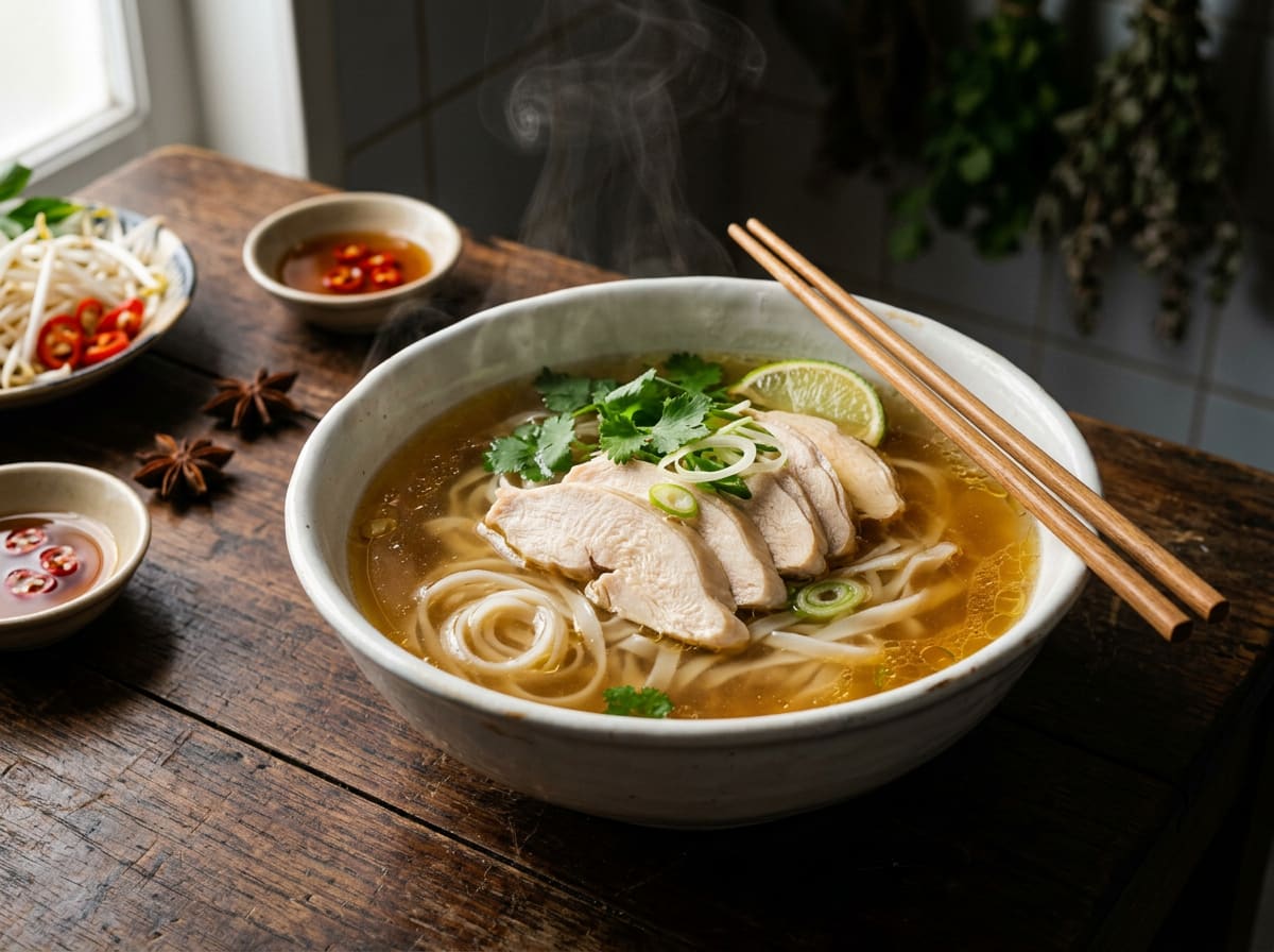 Vietnamese Phở Gà (Chicken Pho)