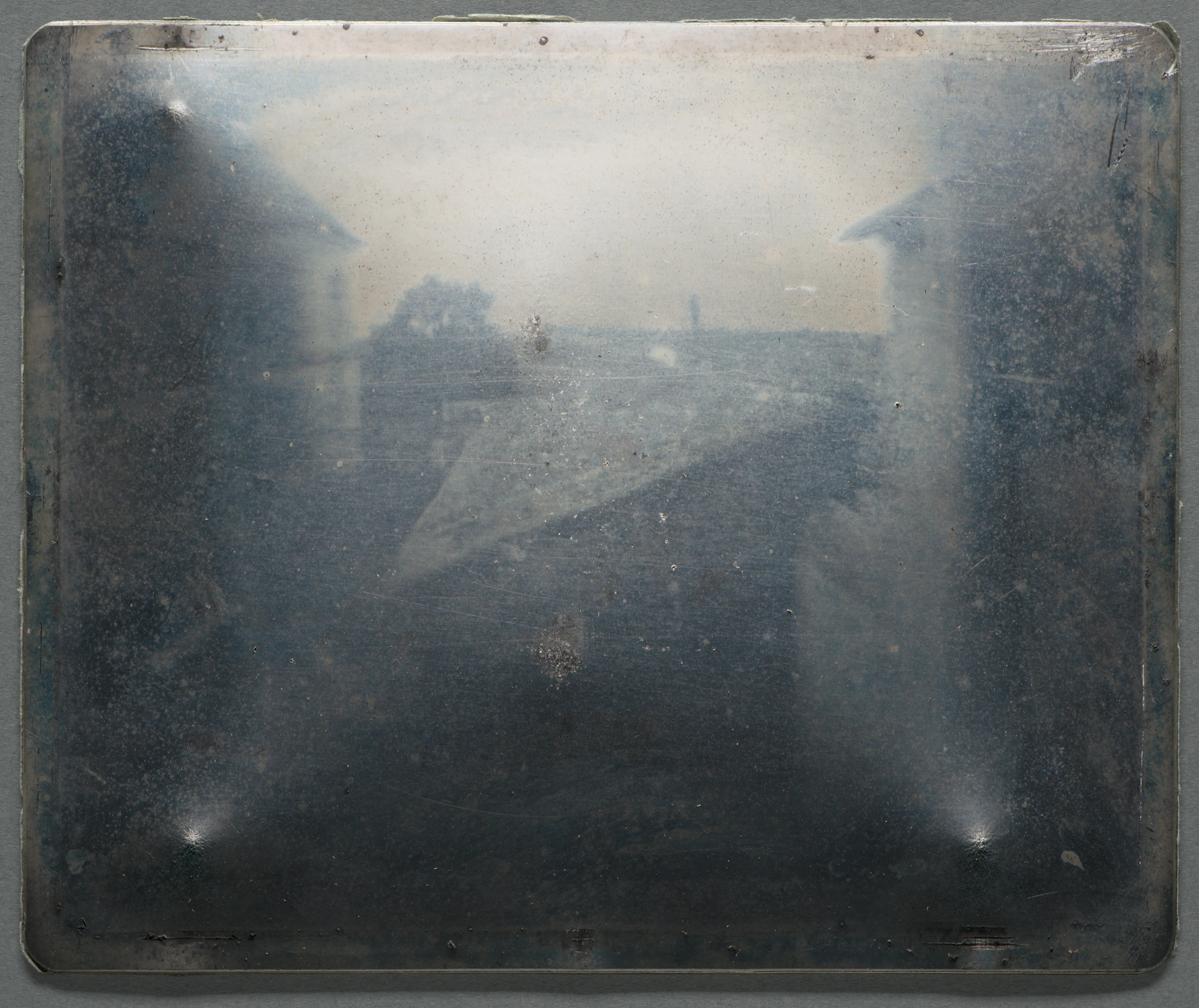 World's first photograph, View from the Window at Le Gras by Niépce, 1826