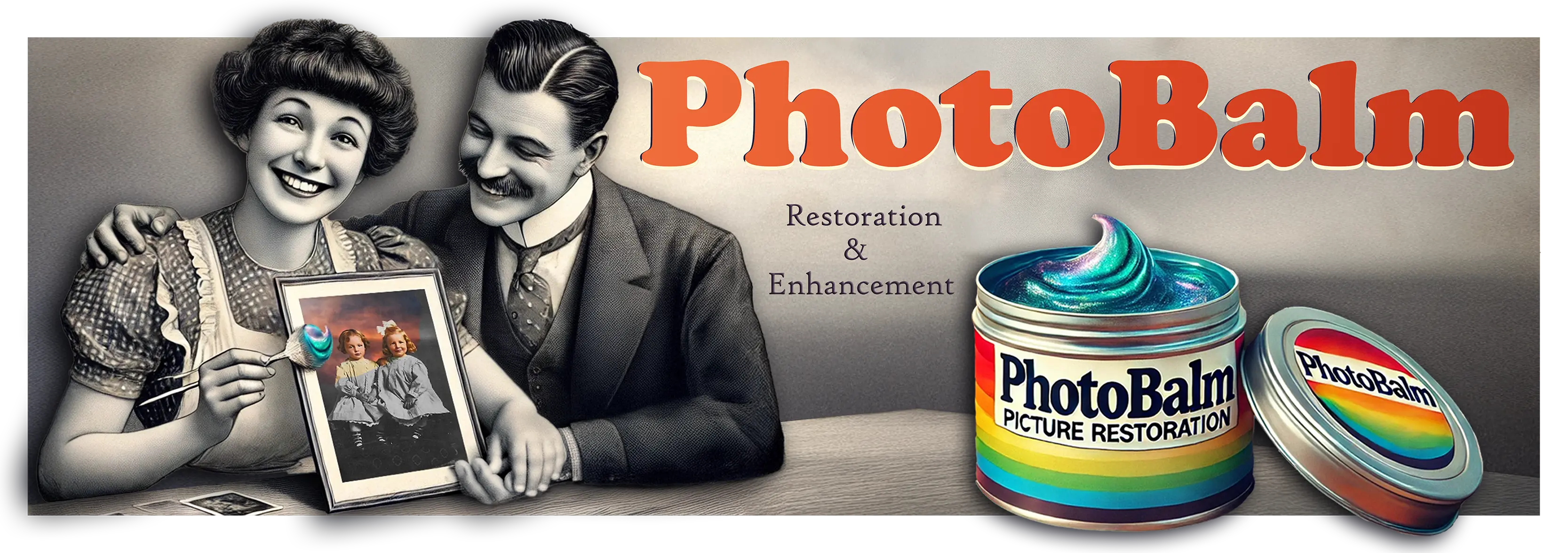 Photobalm Restoration And Enhancement Banner Title