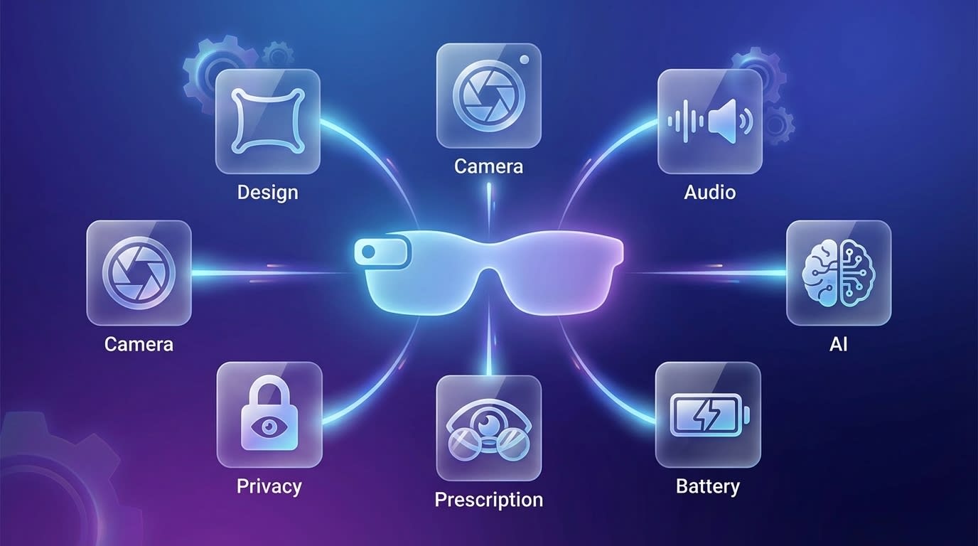 Best Smart Glasses 2026: From Budget to Premium, Every Option Ranked Smart glasses evaluation framework