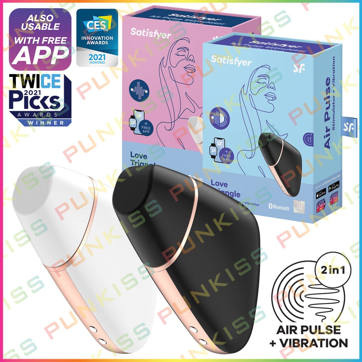 Satisfyer Love Triangle Suction Vibrator