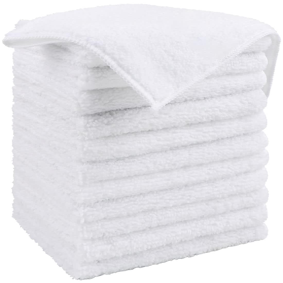 microfiber cloth cotton swabs antibacterial soap clean white background