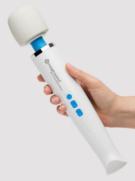 magic wand massager vibrator product photography white background