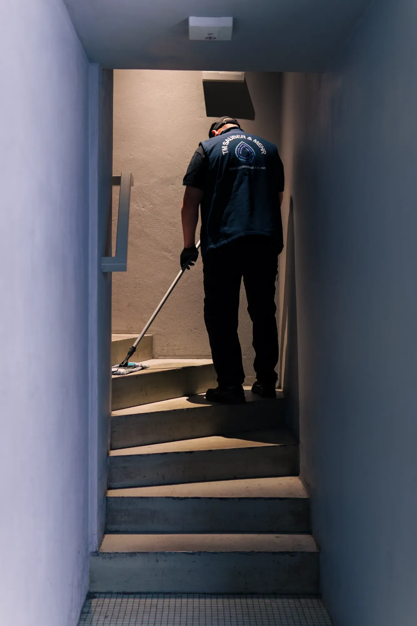 Reinigung Treppe hinten