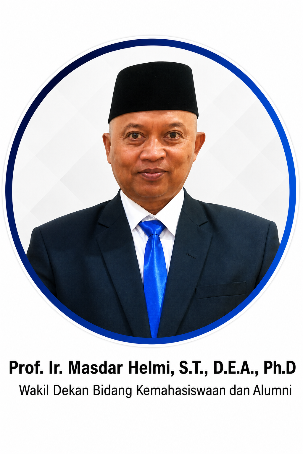 Prof. Ir. Masdar Helmi, S.T., D.E.A., Ph.D.