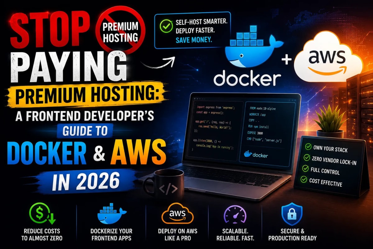 Stop Paying Premium Hosting: A Frontend Developer's Guide to Docker & AWS in 2026