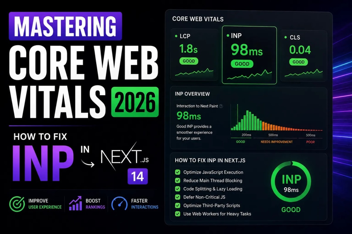 Mastering Core Web Vitals 2026: How to Fix INP in Next.js
