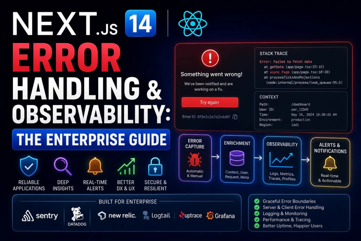 Next.js 14 Error Handling & Observability: The Enterprise Guide