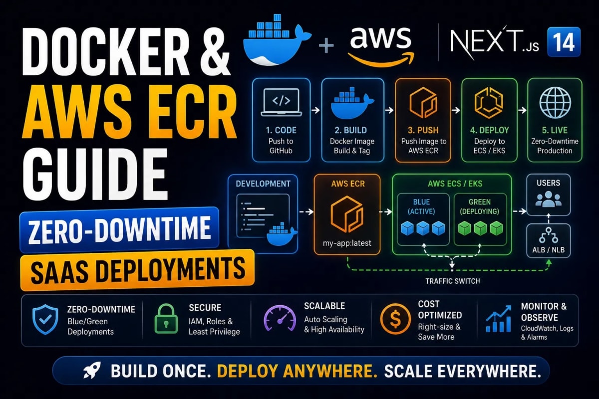 Docker & AWS ECR Guide: Zero-Downtime SaaS Deployments