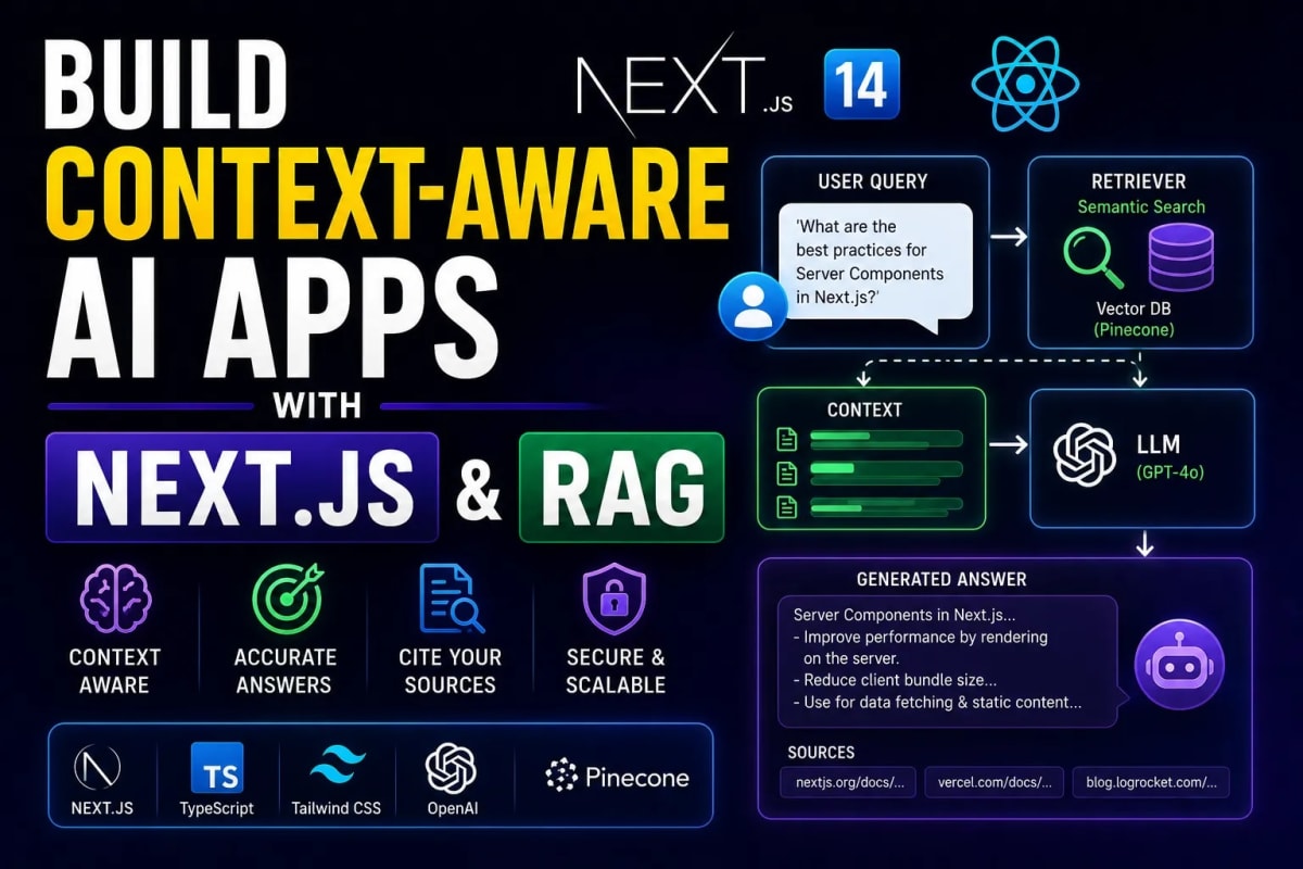 Build Context-Aware AI Apps with Next.js & RAG