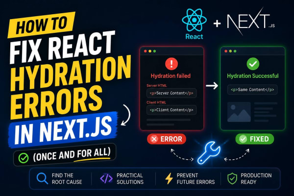 How to Fix React Hydration Errors in Next.js (Once and for All)