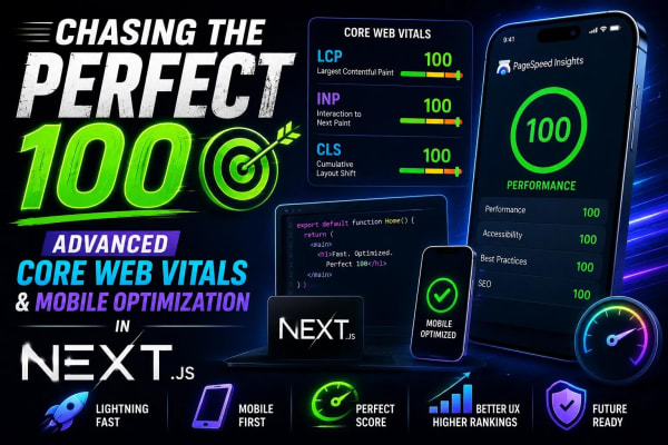 Chasing the Perfect 100: Advanced Core Web Vitals & Mobile Optimization in Next.js