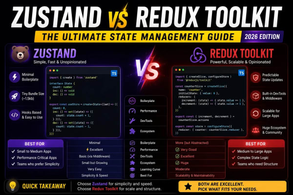 Zustand vs Redux Toolkit: The Ultimate State Management Guide