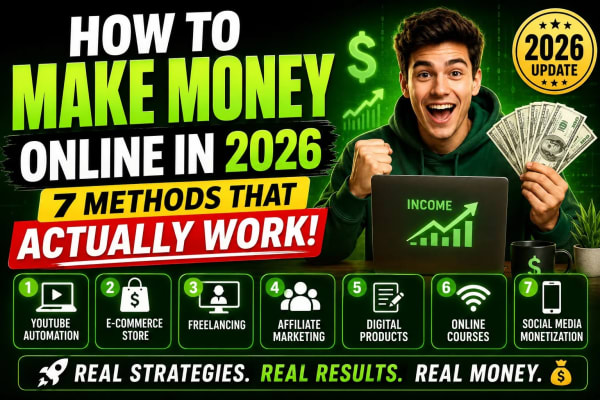 How to Make Money Online in 2026: 7 Methods That Actually Work