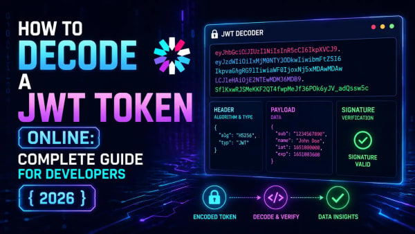 How to Decode a JWT Token Online: Complete Guide for Developers (2026)