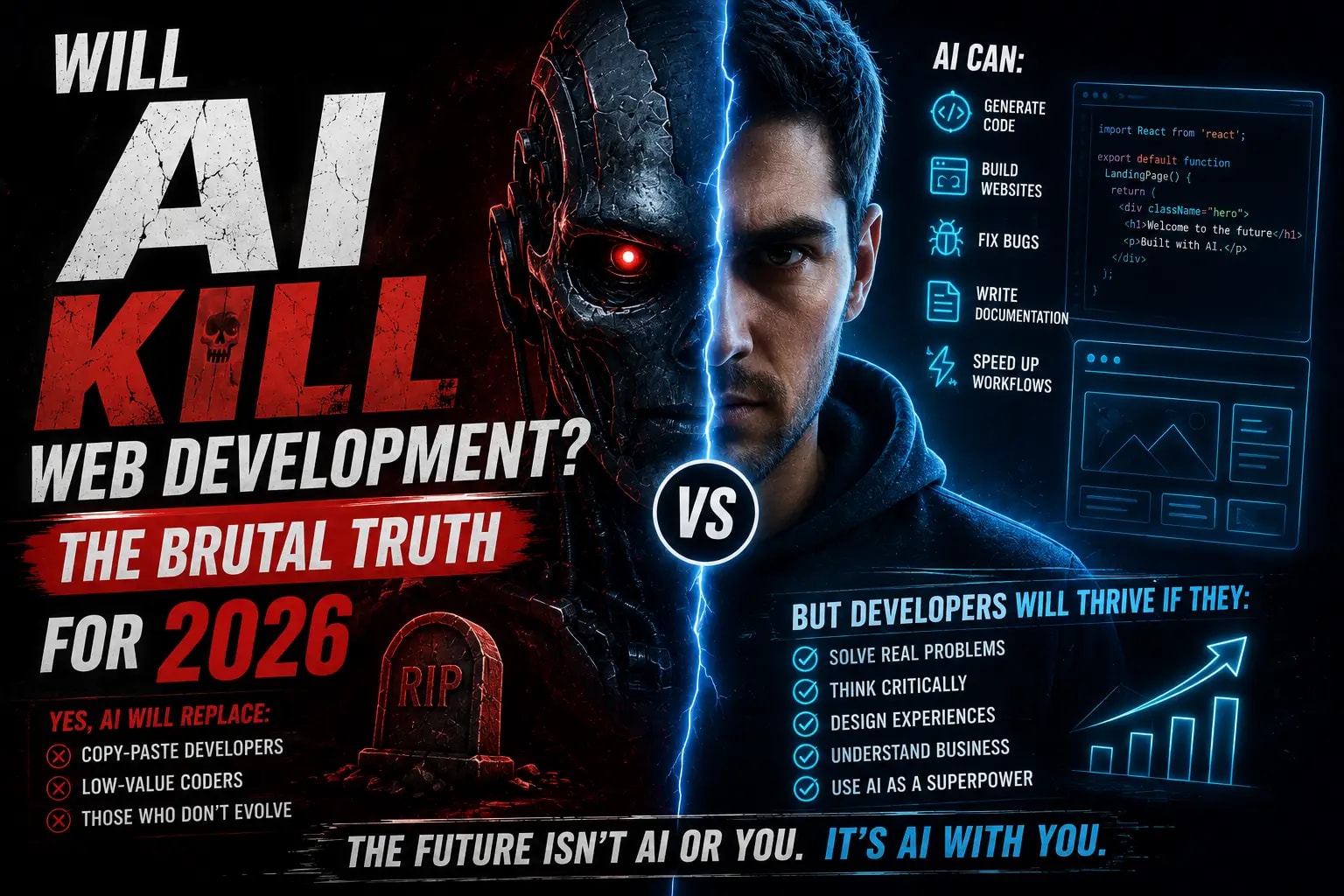 Will AI Replace Web Developers? 2026 Career Survival Guide