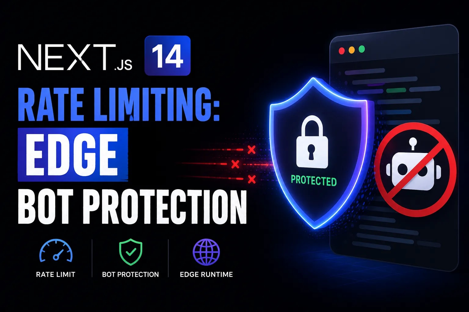 Next.js 14 Rate Limiting: Edge Bot Protection