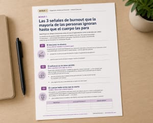 Guía: Las 3 señales de burnout
