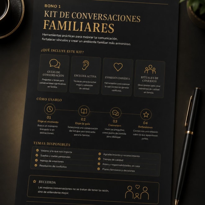 Kit de Conversaciones Familiares