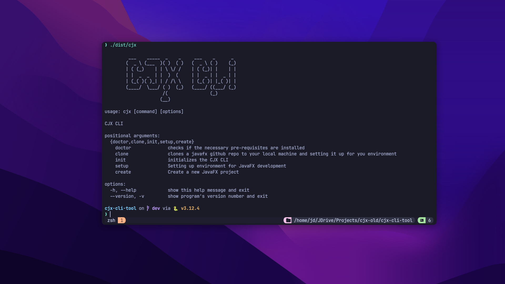 CJX CLI