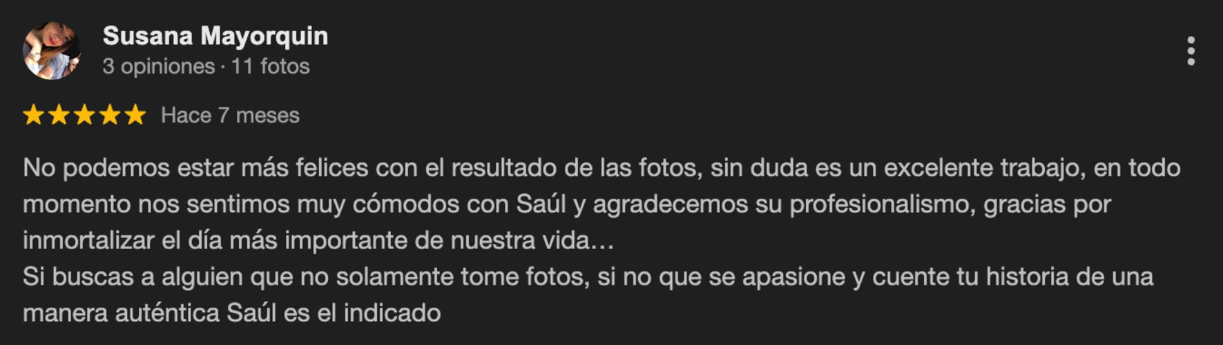 Testimonio de cliente