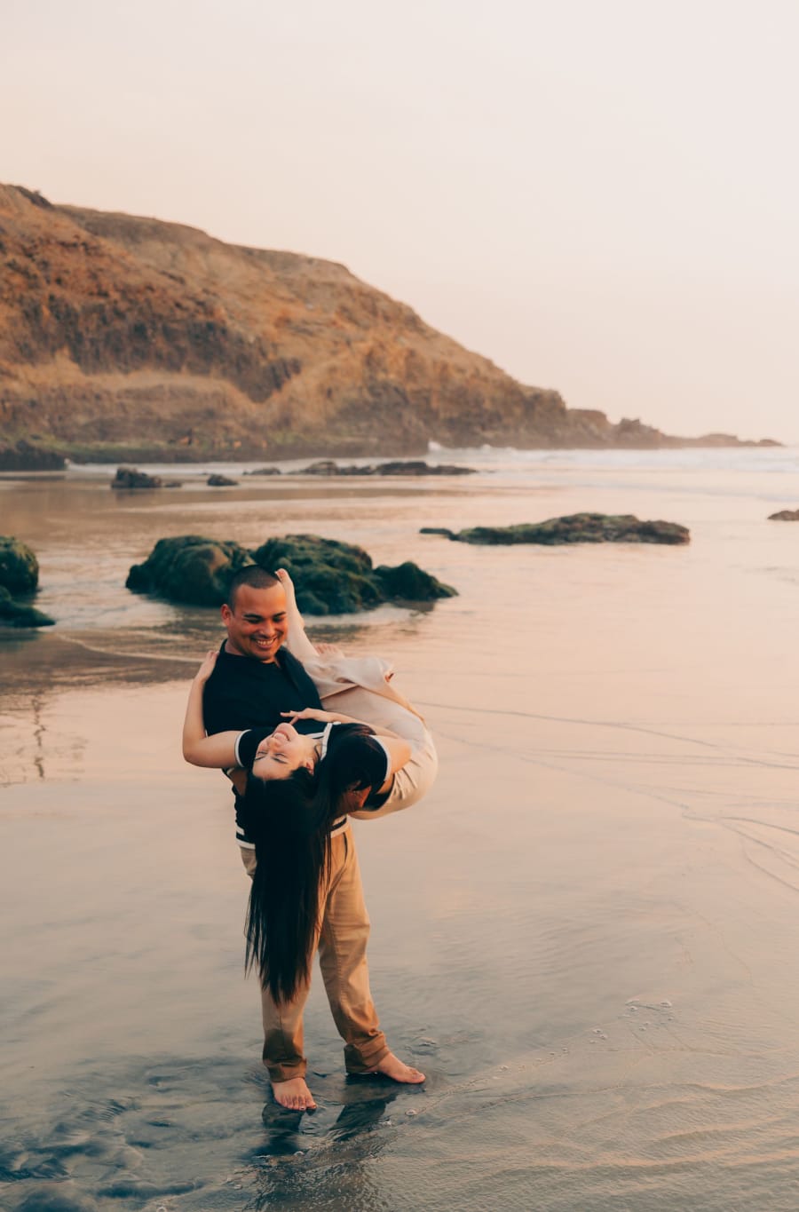 Sesión Save the Date en playas de Tijuana