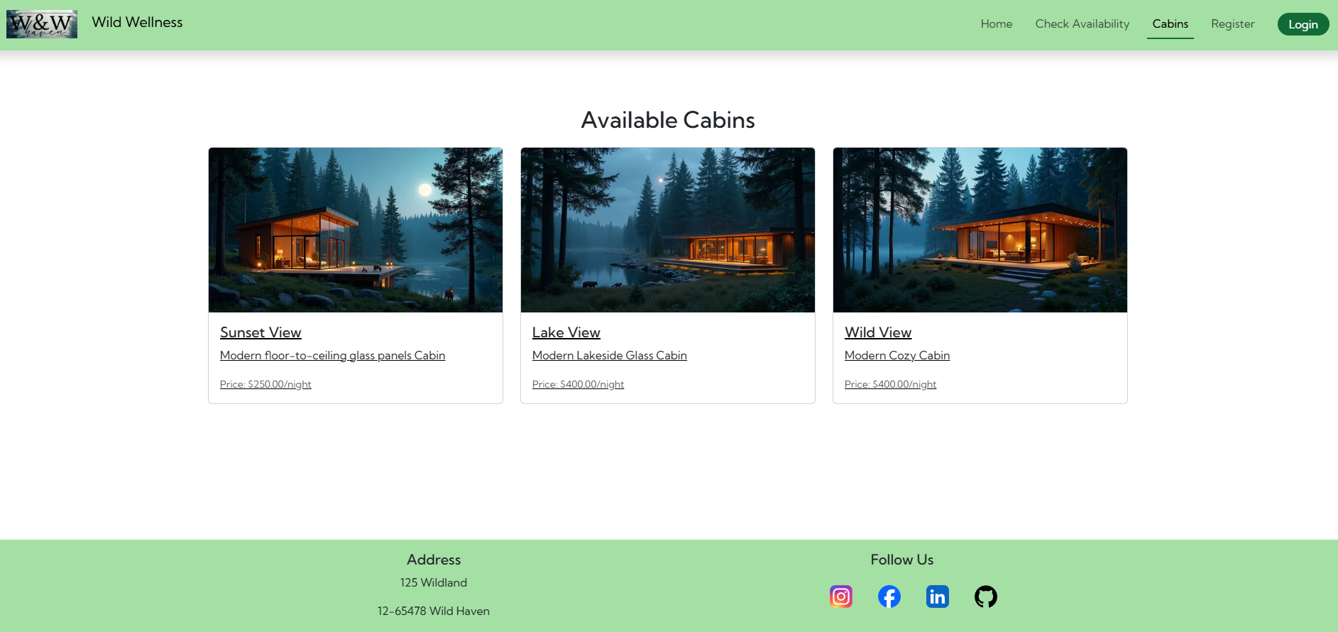 Cabins