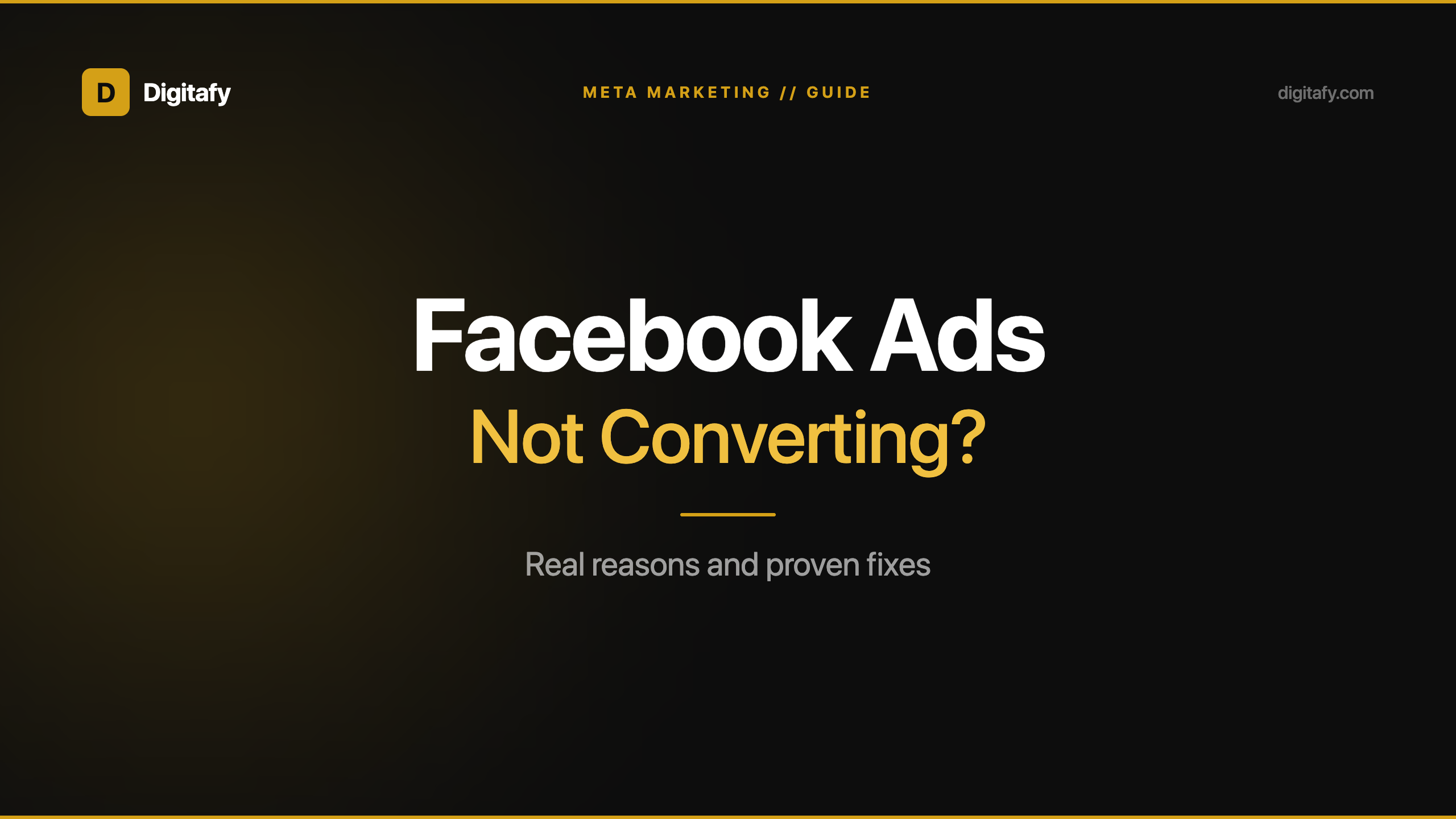 Why Your Facebook Ads Are Not Converting and How to Fix It