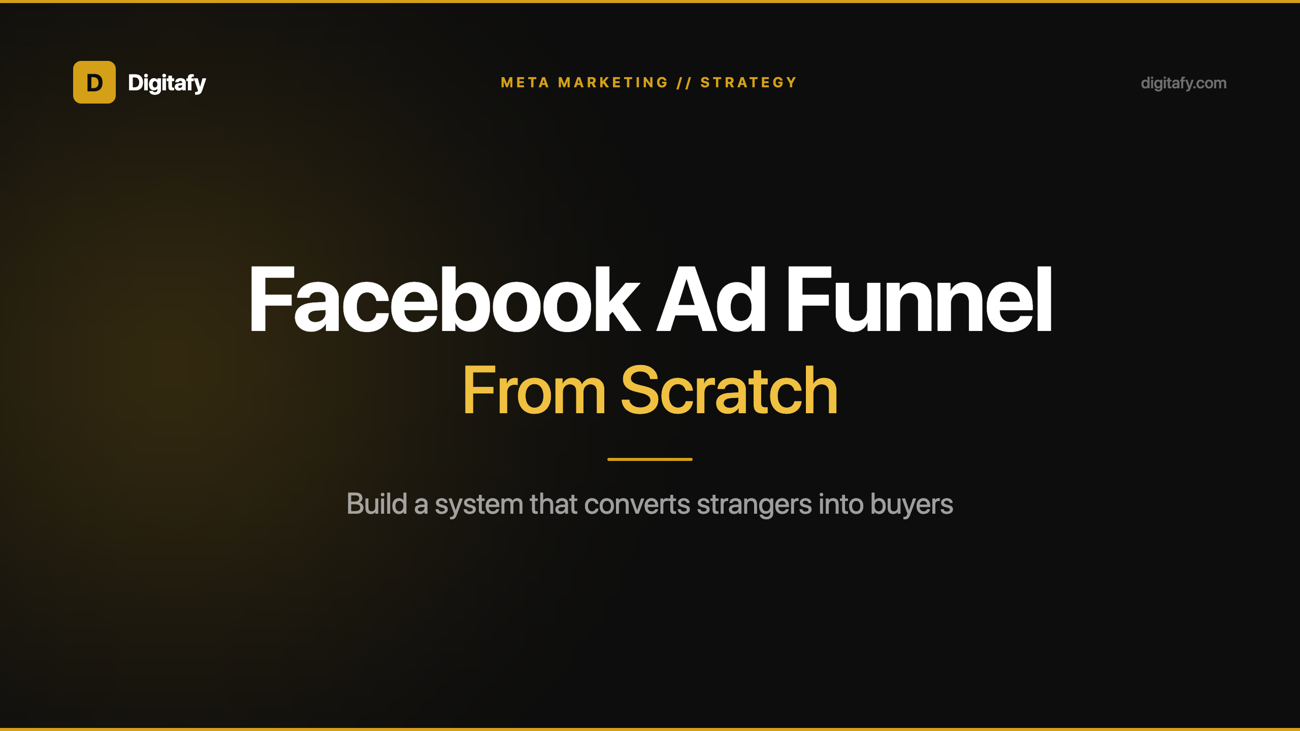 How to Build a High-Converting Facebook Ad Funnel From Scratch