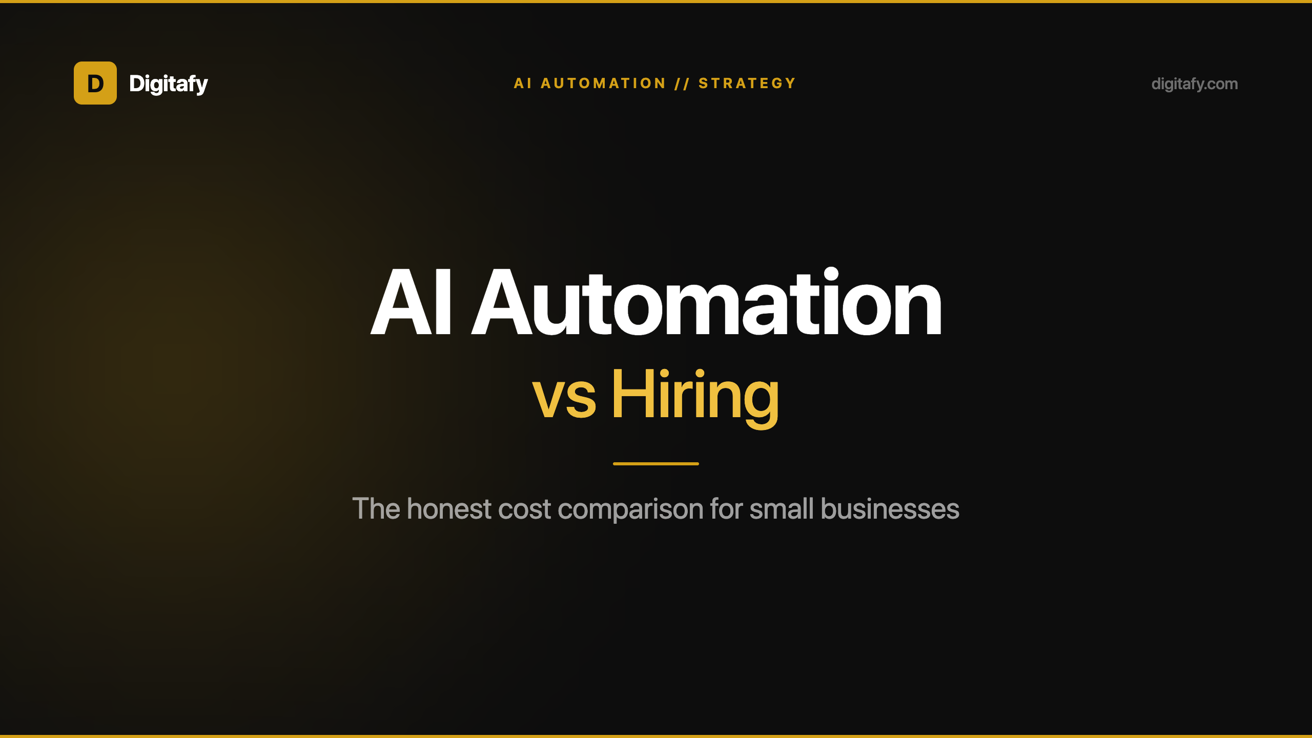 AI Automation vs Hiring: Which is More Cost-Effective for Small Businesses