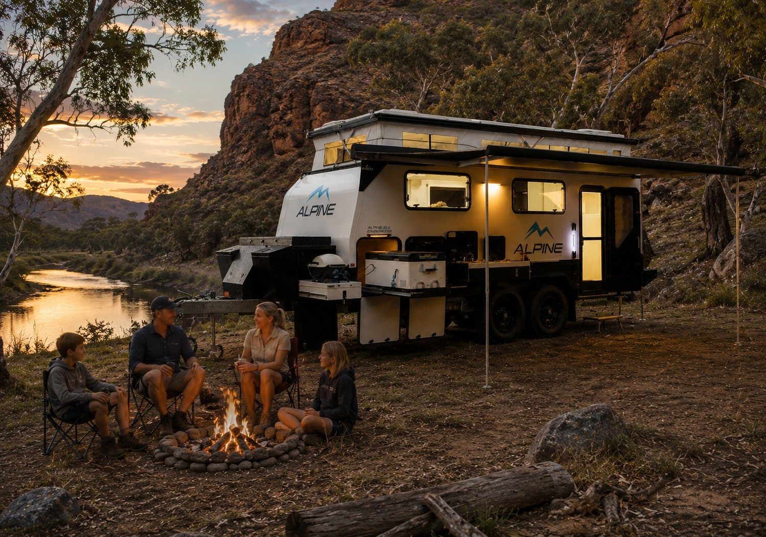ALPINE-16 Hybrid Camper