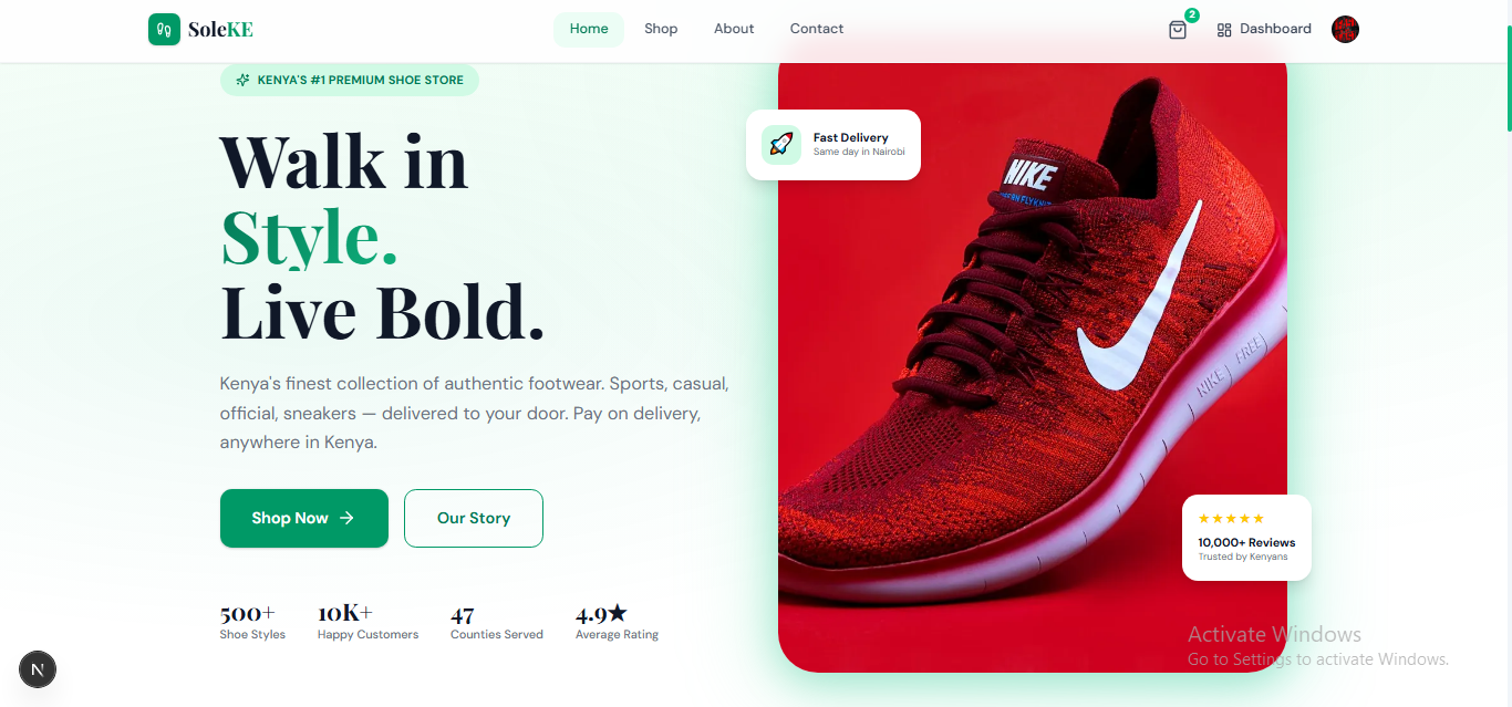 eCommerce Website with Admin & Customer Dashboard