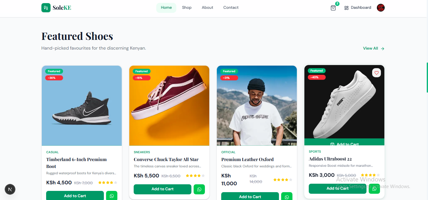 eCommerce Website with Admin & Customer Dashboard preview 2