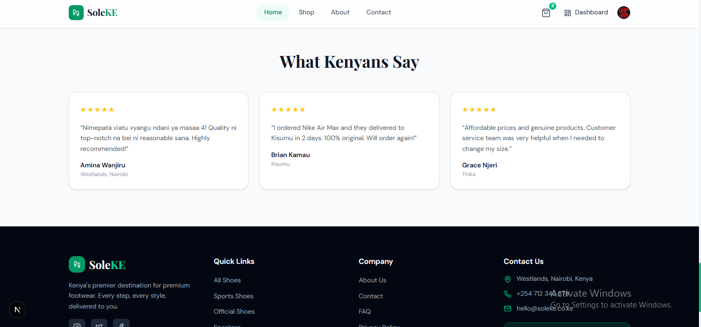 eCommerce Website with Admin & Customer Dashboard preview 3