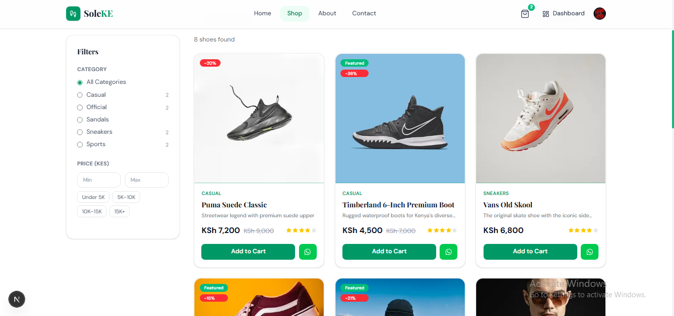 eCommerce Website with Admin & Customer Dashboard preview 4