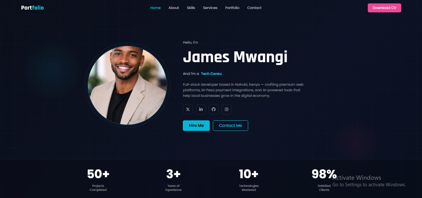 Modern Developer Portfolio