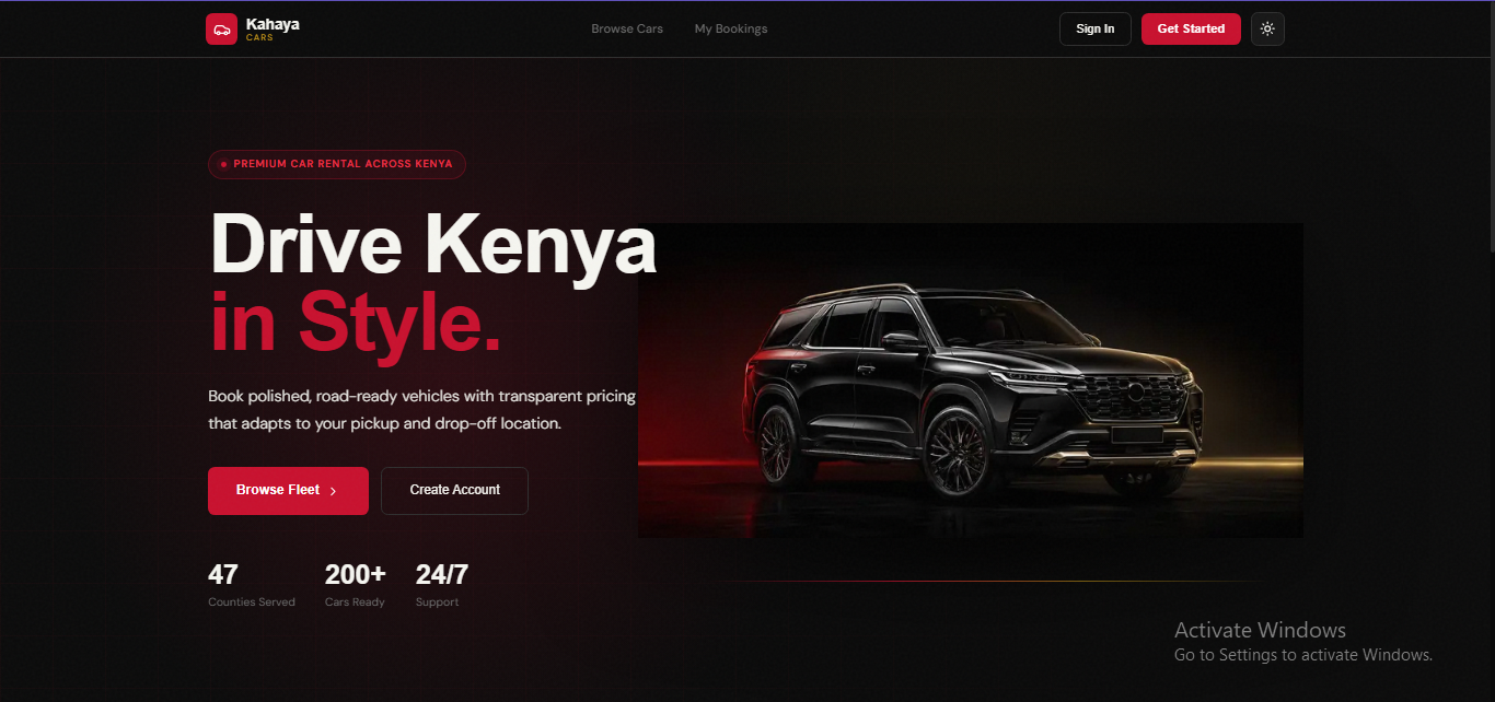 Kahaya — Smart Car Rental & Fleet Management Platform preview 2